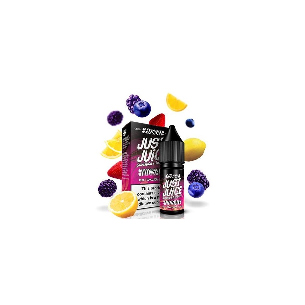 JUST JUICE SALT 10ML - 11 MG (FUSION BERRY BURST AND LEMONADE)