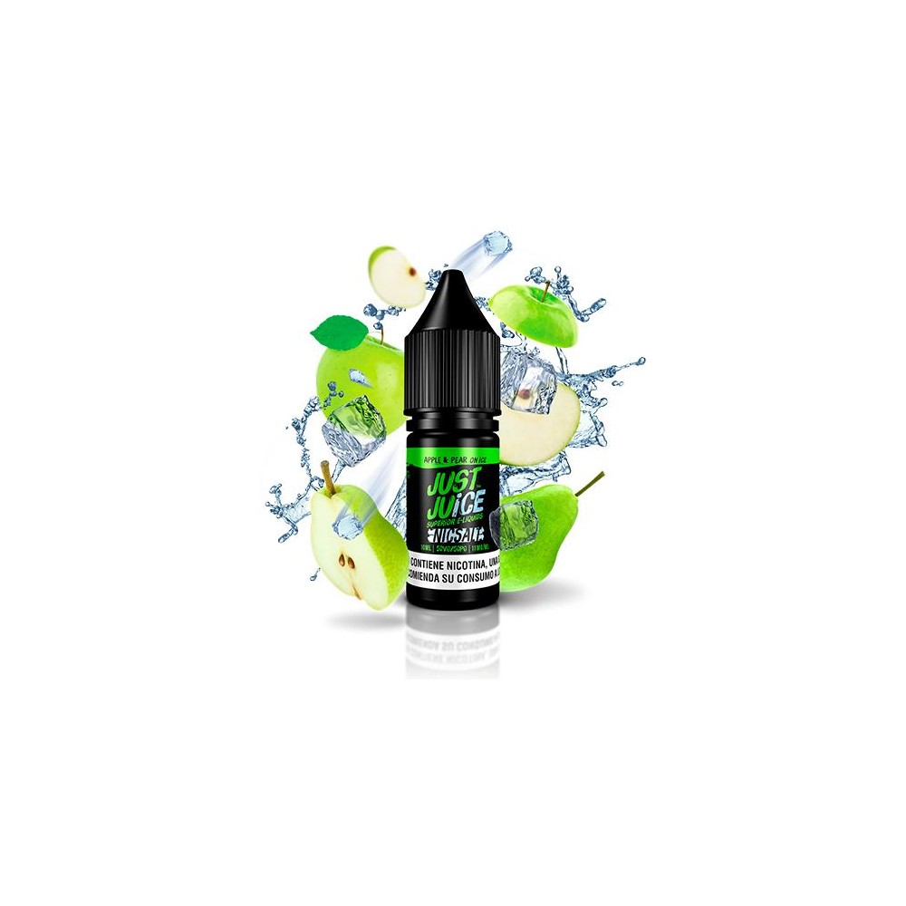 JUST JUICE SALT 10ML - 11 MG (APPLE AN PEAR ON ICE)