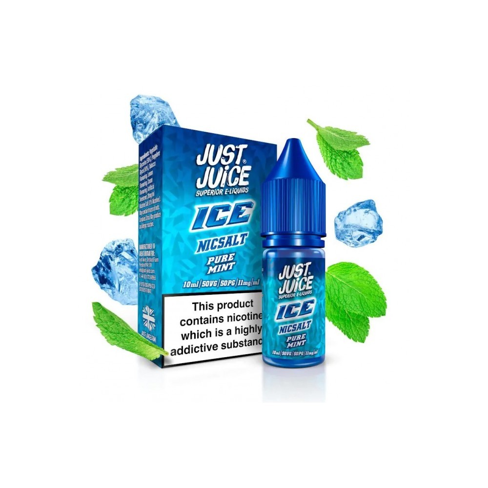 JUST JUICE SALT 10ML - 11 MG (PURE MINT ICE)