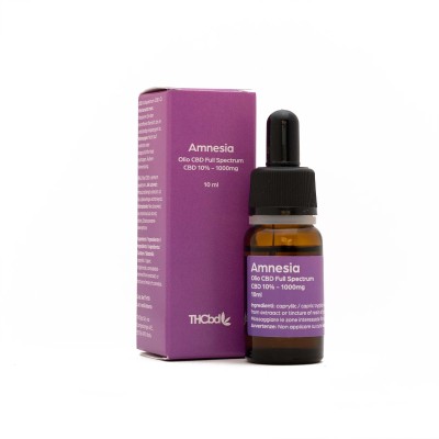 Bote de Aceite CBD 10% - Amnesia
