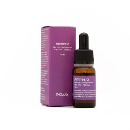 Bote de Aceite CBD 10% - Amnesia